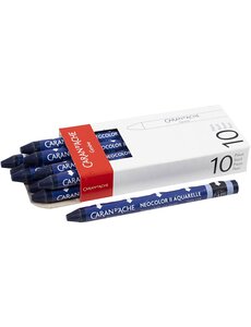 Caran Dache CARAN D’ACHE Neocolor II, L: 10 cm, dikte 8,5 mm, prussian blue (159), 10 stuk/ 1 doos