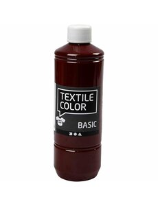 Creativ Company Textielkleur, bruin, 500 ml/ 1 fles