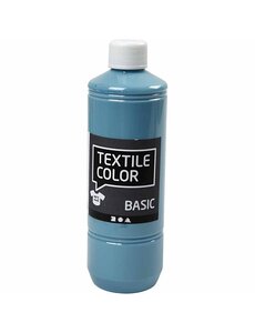 Creativ Company Textielkleur, pigeon blue, 500 ml/ 1 fles