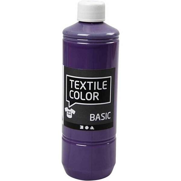 Creativ Company Textielkleur, lavendel, 500 ml/ 1 fles