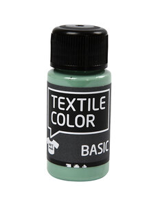 Creativ Company Textielkleur, zeegroen, 50 ml/ 1 fles