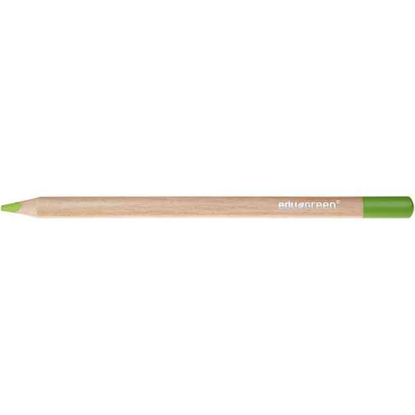EDU3 Edugreen Jumbo Kleurpotloden, vulling 5 mm, lichtgroen, 10 stuk/ 1 doos