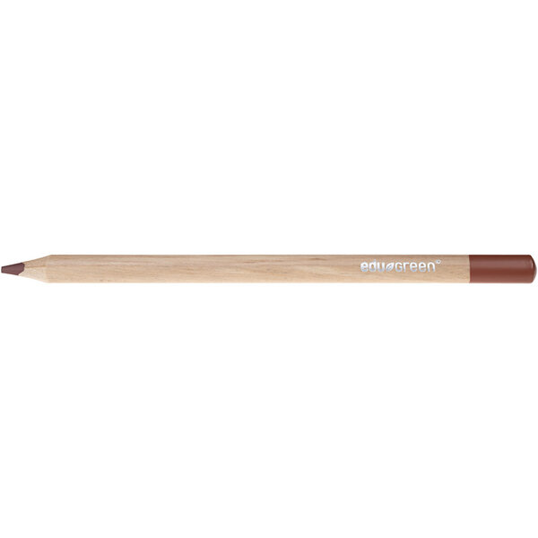 EDU3 Edugreen Jumbo Kleurpotloden, vulling 5 mm, bruin, 10 stuk/ 1 doos
