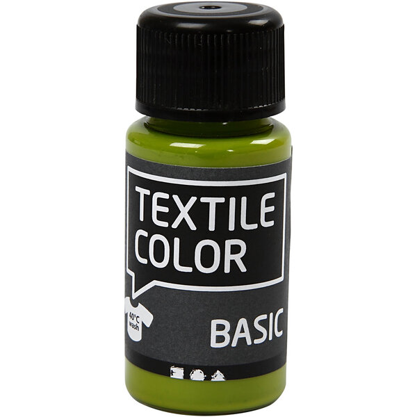 Creativ Company Textielkleur, kiwi, 50 ml/ 1 fles