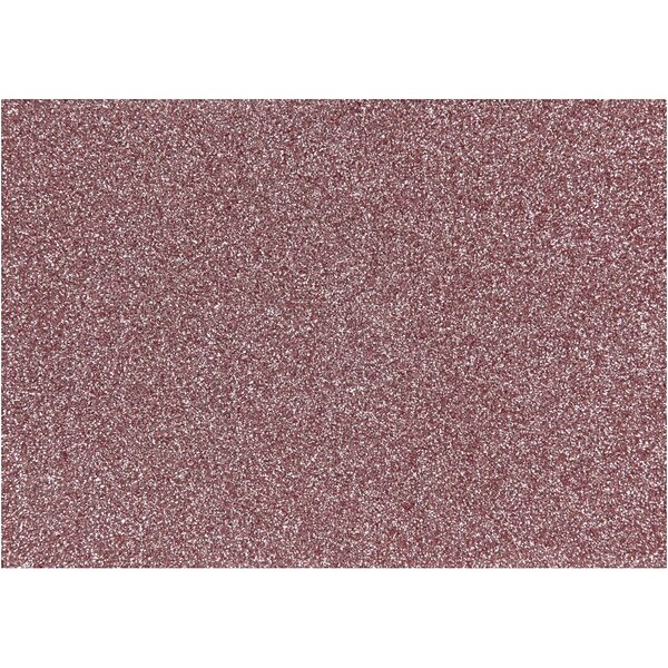 Creativ Company Opstrijkfolie, A5, vel 148x210 mm, glitter, lichtrood, 1 vel