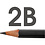 Lyra Art Design Tekenpotloden, d 6,9 mm, 2B, vulling 1,8 mm, 12 stuk/ 1 doos