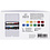 Creativ Company Art Aquarelverf, ½-pan, afm 10x15x20 mm, standaardkleuren, 12 kleur/ 1 doos
