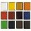 Creativ Company Art Aquarelverf, ½-pan, afm 10x15x20 mm, standaardkleuren, 12 kleur/ 1 doos