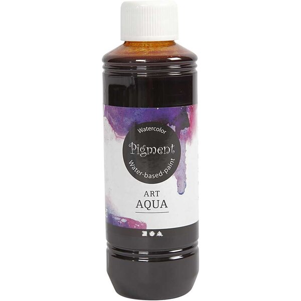 Pigment Vloeibare Aquarelverf, warm geel, 250 ml/ 1 fles