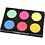 Colortime Waterverf, H: 16 mm, d 44 mm, neon kleuren, 1 doos