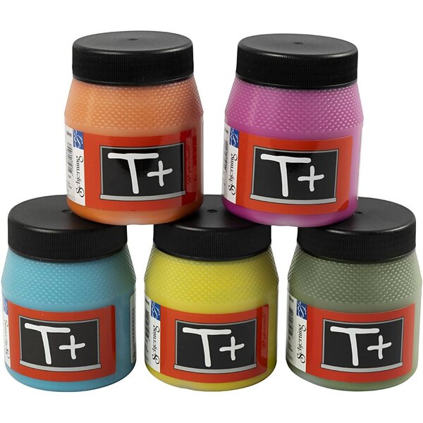 Creativ Company Schoolbordverf, diverse kleuren, 5x250 ml/ 1 doos