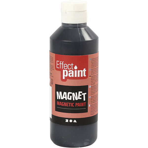 Creativ Company Magneetverf, zwart, 250 ml/ 1 fles
