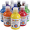 Textielverf, diverse kleuren, 10x300 ml/ 1 doos