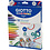 GIOTTO GIOTTO Textielstift, lijndikte 4 mm, diverse kleuren, 12 stuk/ 1 doos