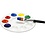 Creativ Company Acryl Verf, semi-glanzend, semi-transparant, primair rood, 500 ml/ 1 fles