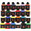 Pigment Acryl Verf , semi-glanzend, diverse kleuren, 24x500 ml/ 1 doos