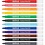 Berol Berol Colourfine, d 10 mm, lijndikte 0,3-0,7 mm, diverse kleuren, 42 stuk/ 1 Doosje