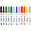 GIOTTO Stiften, d 5 mm, lijndikte 1-3 mm, diverse kleuren, 12 stuk/ 1 doos
