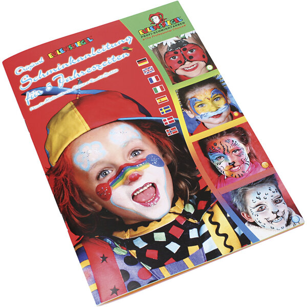 Eulenspiegel Eulenspiegel Schmink Booklet, 19 schmink-ontwerpen, 1 stuk