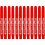 Colortime Colortime stiften, lijndikte 5 mm, donkeroranje, 12 stuk/ 1 doos
