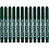 Colortime Colortime stiften, lijndikte 5 mm, groen, 12 stuk/ 1 doos
