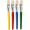 Creativ Company Kwasten voor Kinderen, L: 19 cm, B: 20 mm, plat, 4 stuk/ 1 doos