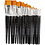 Creativ Company Gold Line penselen, afm 0-22, L: 17-21,5 cm, B: 1-22 mm, 66 stuk/ 1 doos