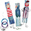 EasyKit Lange canvassen met aquarel, wit, 20 stuk, 1 set