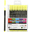 Colortime Colortime fineliners, lijndikte 0,6-0,7 mm, geel, 12 stuk/ 1 doos