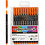 Colortime Colortime fineliners, lijndikte 0,6-0,7 mm, oranje, 12 stuk/ 1 doos