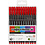 Colortime Colortime fineliners, lijndikte 0,6-0,7 mm, rood, 12 stuk/ 1 doos