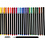 Colortime Colortime fineliners, lijndikte 0,6-0,7 mm, diverse kleuren, 24 stuk/ 1 doos