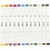 Creativ Company Tekenstift, lijndikte 1+8 mm, standaardkleuren, 12 stuk/ 1 doos