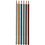 Colortime Colortime Kleurpotloden, L: 17,45 cm, vulling 3 mm, metallic kleuren, 6 stuk/ 1 doos