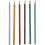 Colortime Colortime Kleurpotloden, L: 17,45 cm, vulling 3 mm, metallic kleuren, 6 stuk/ 1 doos