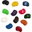 Creativ Company Krijtjes, Bonen, L: 25 mm, dikte 15 mm, diverse kleuren, 4x12 stuk/ 1 doos