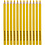 Colortime Kleurpotloden, L: 17,45 cm, vulling 5 mm, JUMBO, geel, 12 stuk/ 1 doos