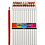 Colortime Kleurpotloden, L: 17,45 cm, vulling 5 mm, JUMBO, rood, 12 stuk/ 1 doos