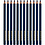 Colortime Kleurpotloden, L: 17,45 cm, vulling 5 mm, JUMBO, donkerblauw, 12 stuk/ 1 doos