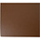 Linoleum plaat, afm 30x39 cm, dikte 2,5 mm, bruin, 1 stuk
