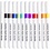 Creativ Company Creatieve Multi Stift, lijndikte 4 mm, diverse kleuren, 12 stuk/ 1 doos