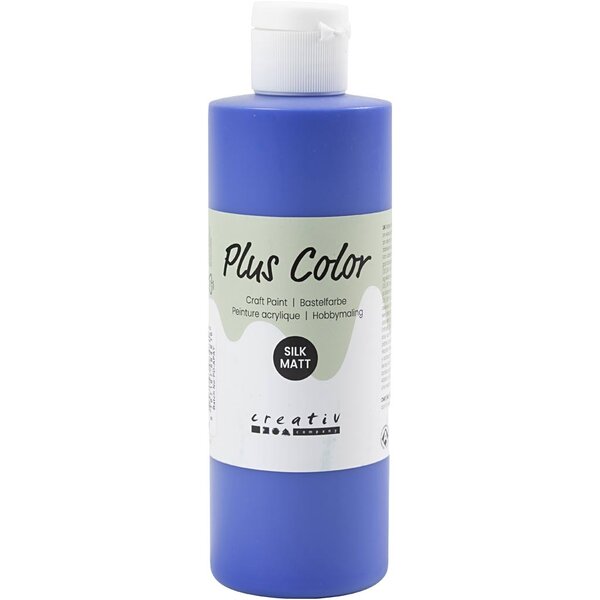 Plus Color Plus Color Acrylverf, ultra marine, 250 ml/ 1 fles