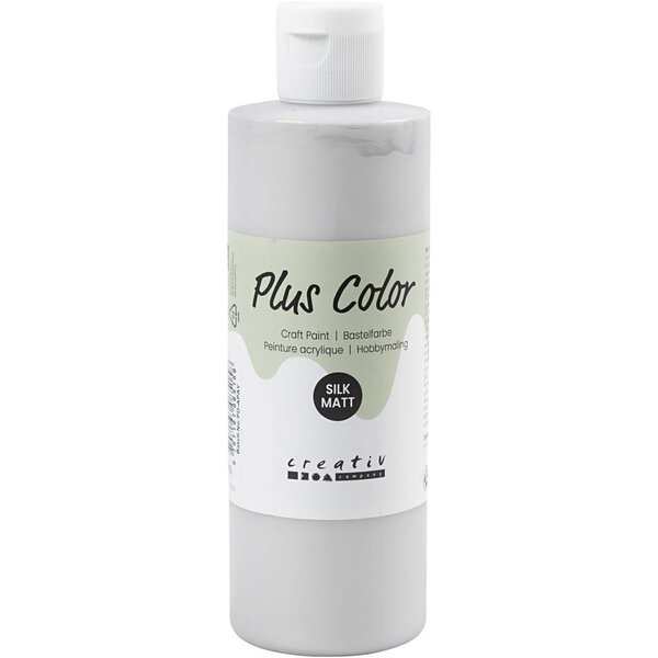 Plus Color Plus Color Acrylverf, zilver, 250 ml/ 1 fles