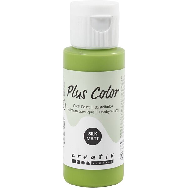 Plus Color Plus Color Acrylverf, leaf green, 60 ml/ 1 fles