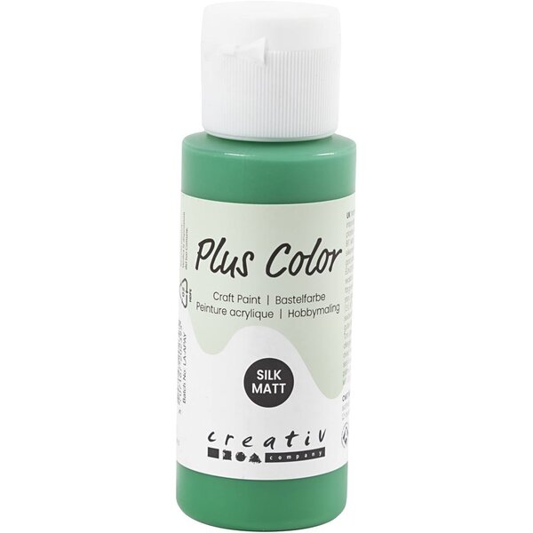 Plus Color Plus Color Acrylverf, brilliant groen, 60 ml/ 1 fles