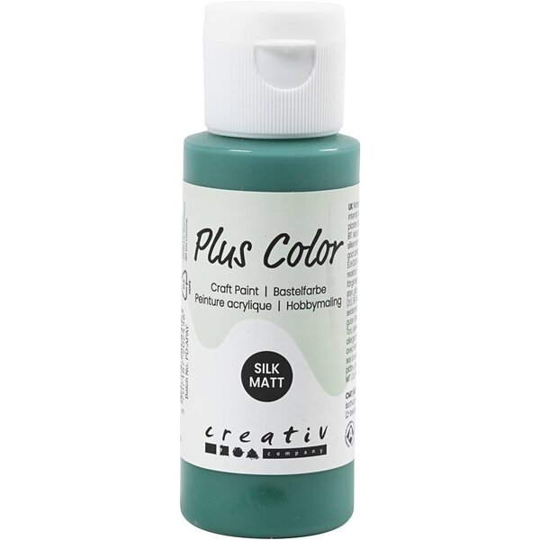 Plus Color Plus Color Acrylverf, donkergroen, 60 ml/ 1 fles