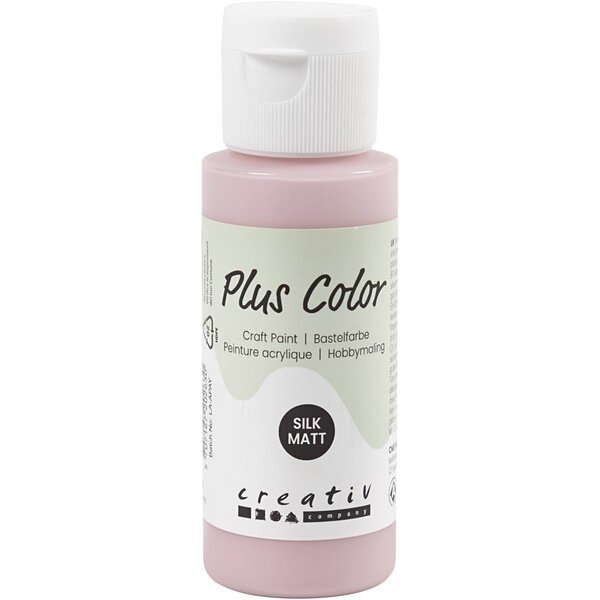 Plus Color Plus Color Acrylverf, dusty rose, 60 ml/ 1 fles