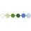 Creativ Company Plus Color Acrylverf, blauw/groen harmonie, 6x5 ml/ 1 doos