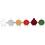 Creativ Company Plus Color Acrylverf, Kerst verf, 6x5 ml/ 1 doos