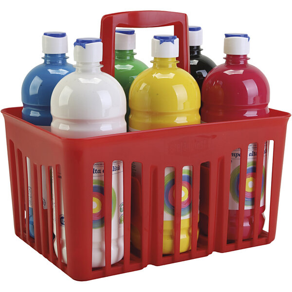 Creativ Company Tempera Verf Mat, matt, diverse kleuren, 6x1000 ml/ 1 doos